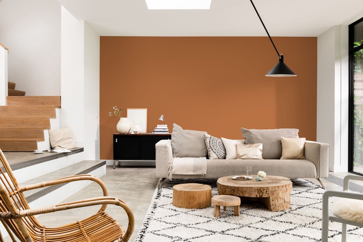 Flexa - Creations Muurverf Extra Mat - Spiced Terracotta - Mengverf - 1 L – foto 3