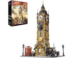 Bouwpakket Big Ben Architectuur Model - Steampunk Tijdtoren - Educatief Speelgoed voor Volwassenen en Kinderen