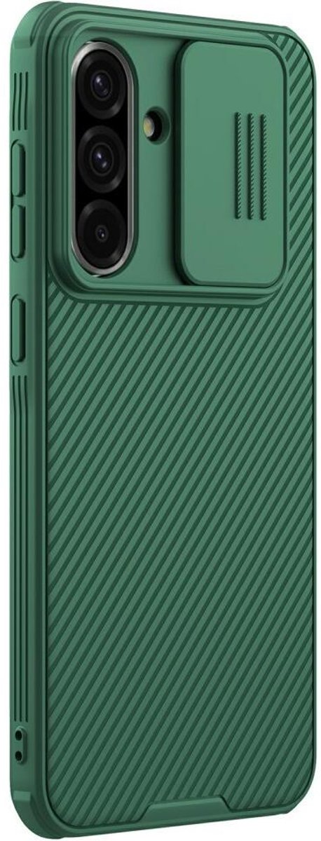 Nillkin CamShield Hoesje Geschikt voor Samsung Galaxy A36 - Back Cover met Camera Slider - Extra Camera Bescherming - Groen