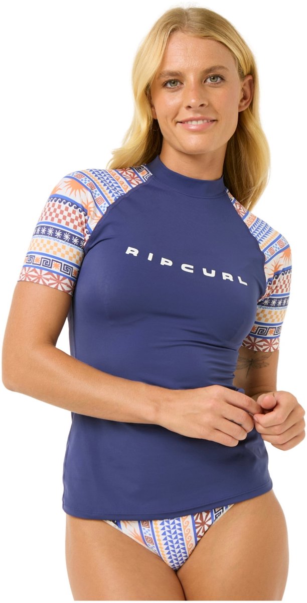 2025 Rip Curl Dames San Carlos Short Sleeve Lycra Vest - Dark B