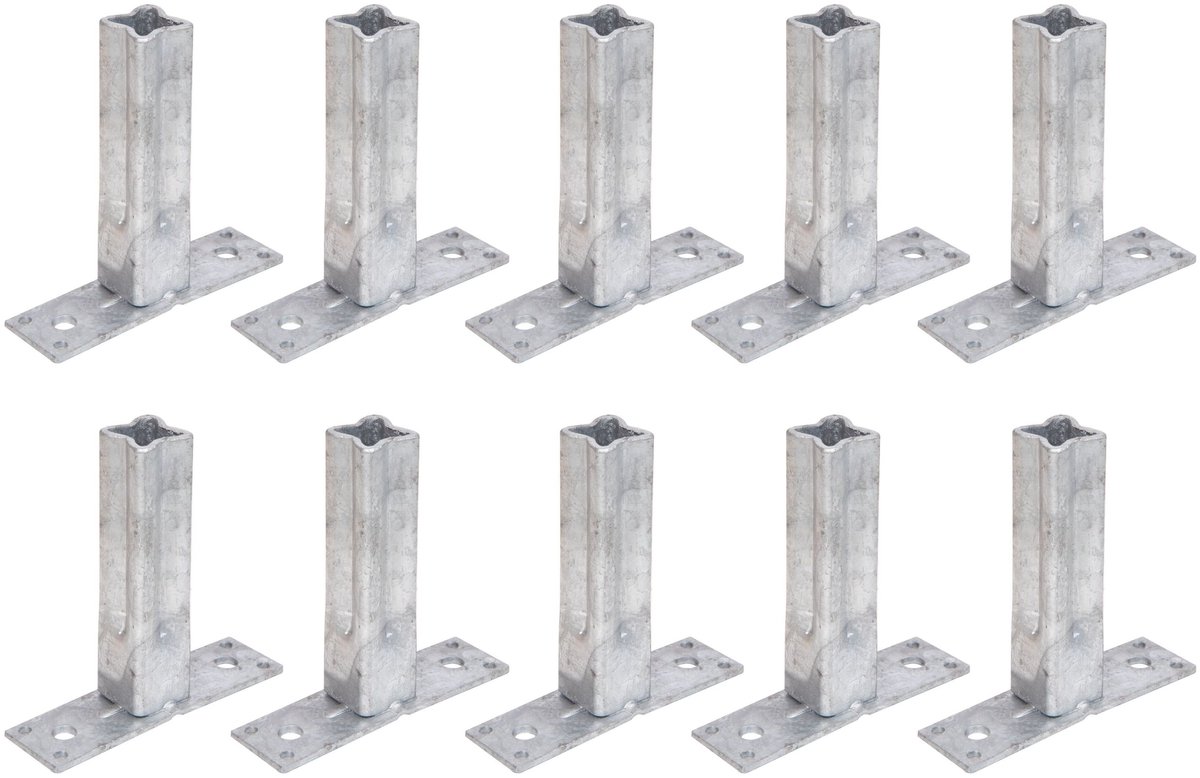 Alberts 855833 Leuninghouder | thermisch verzinkt | breedte 104 mm | diepte 30 mm | Set van 10