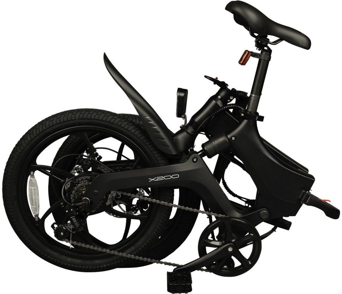 BOHLT X200 - Elektrische Vouwfiets - 20 inch - 250W Motor - 378Wh Uitneembare Accu - 7 Versnellingen Shimano - Schijfremmen - Zwart thumbnail 2