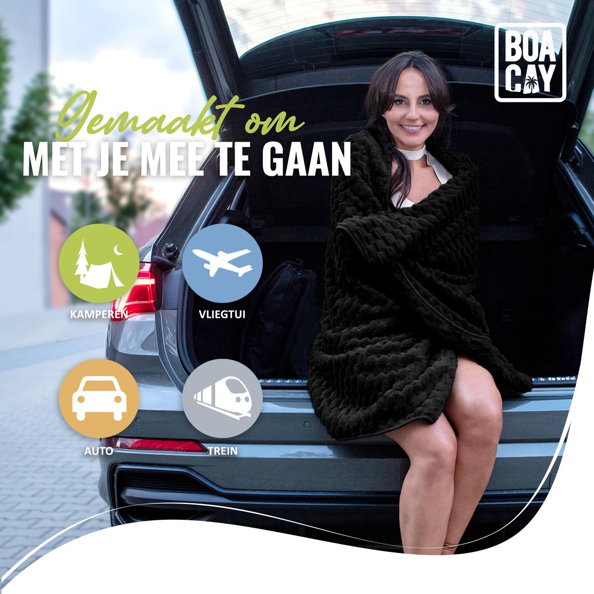 Reisdeken voor peuters in het vliegtuig, auto, zachte kinderdeken voor