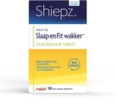 Shiepz Helpt bij Slaap en Fit wakker¹* - Slaapmutsje* helpt ontspannen te slapen - Passiebloem* helpt om uitgerust wakker te worden - 30 duo release tabletten