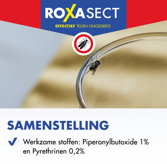 Roxasect Spray tegen Vliegende Insecten - Insectenspray - Ongediertebestrijding - Vliegenspray - 400ml