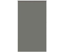 vidaXL - Rolgordijn - verduisterend - 135x210 - cm - stofbreedte - 131,6 - cm - grijs