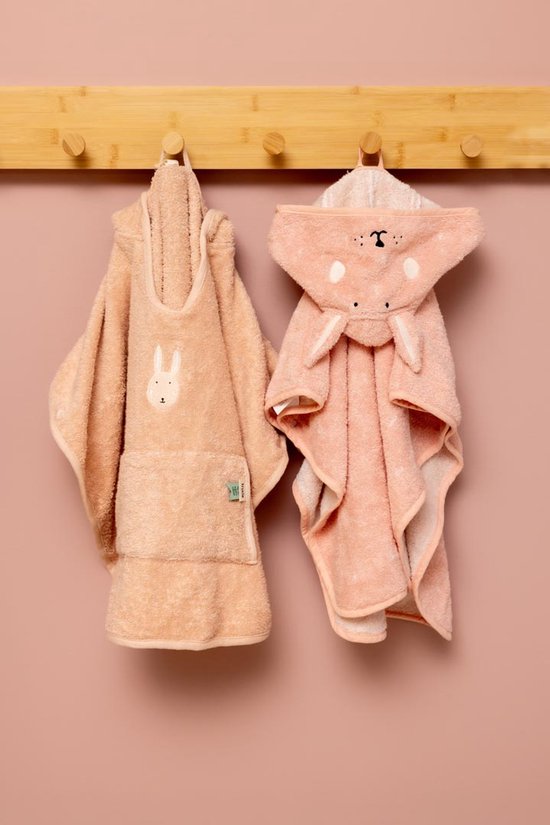 Trixie Badcape - 75x75cm - Mrs. Rabbit van Trixie — afbeelding 2