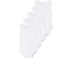 VERTBAUDET Lot de 5 bodies débardeur bébé en interlock BASICS