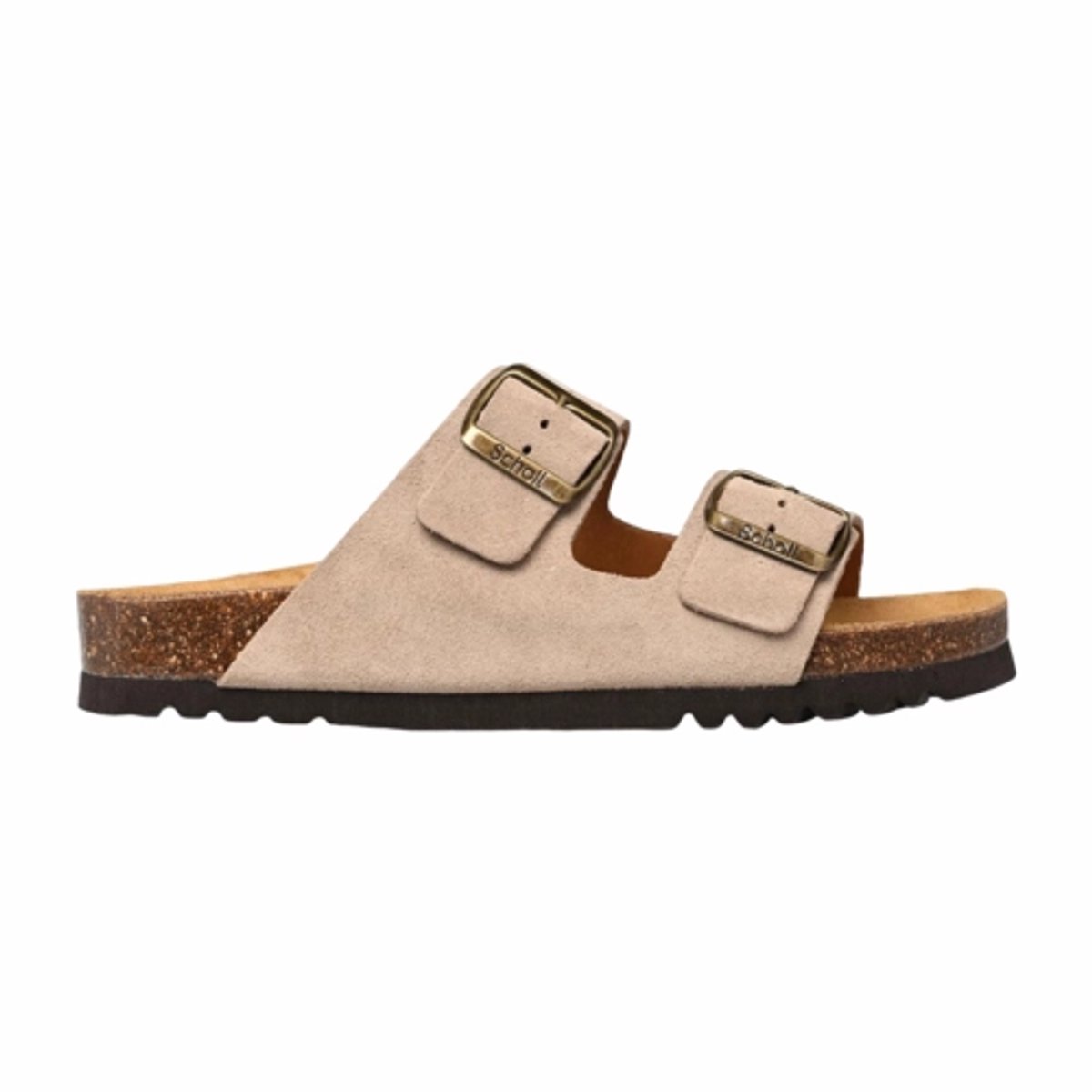 Scholl Slipper Women Josephine Suede Dark Beige 2024