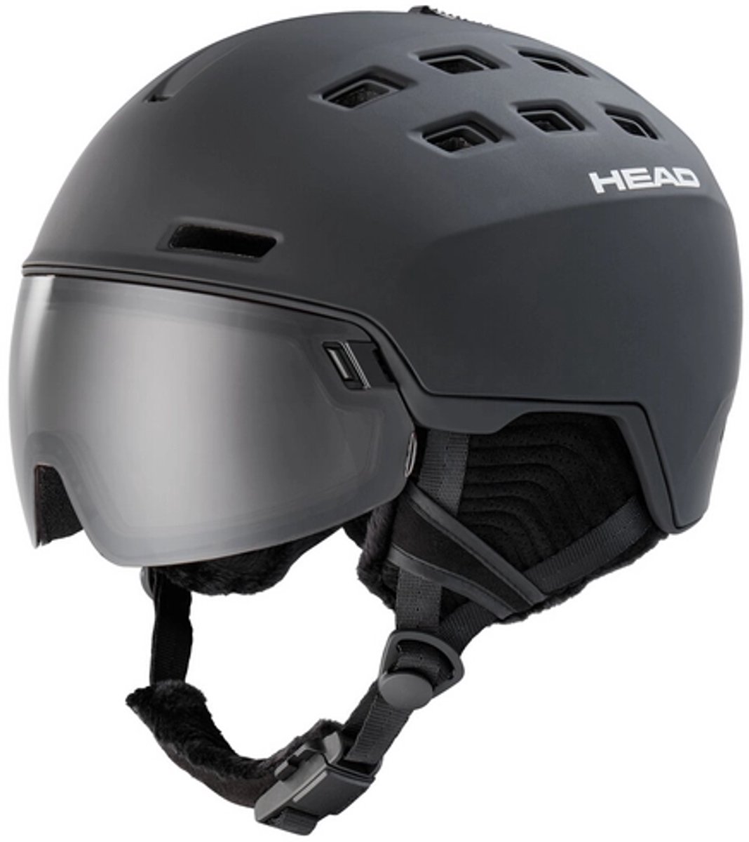 Skihelm HEAD Unisex Rachel 5K Visor -52 55 cm Zwart