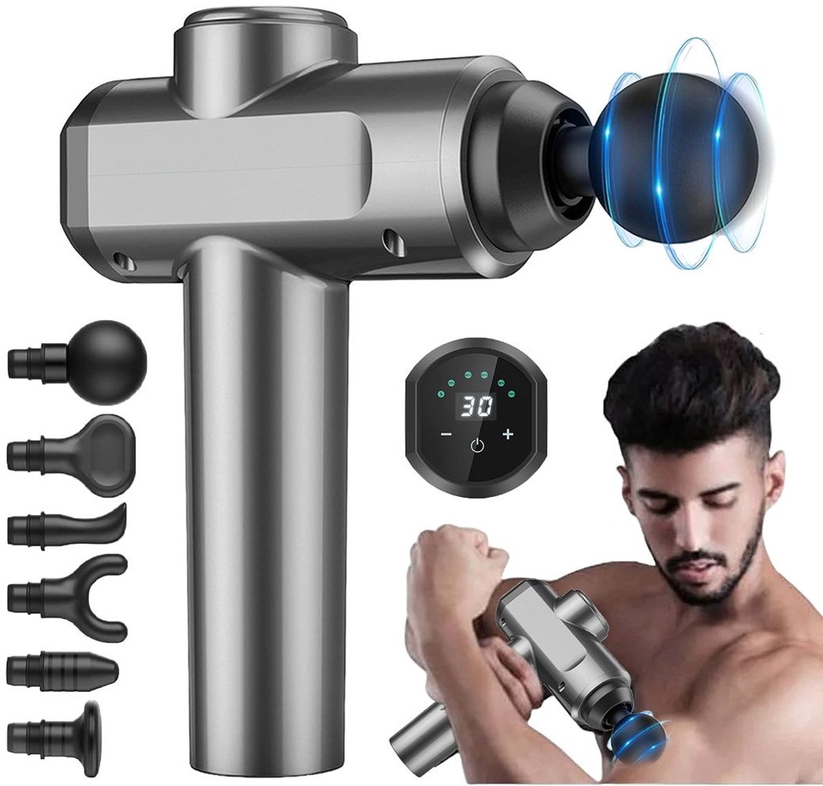 ApexArte® Massage Gun Professioneel - Massage Apparaat - Theragun