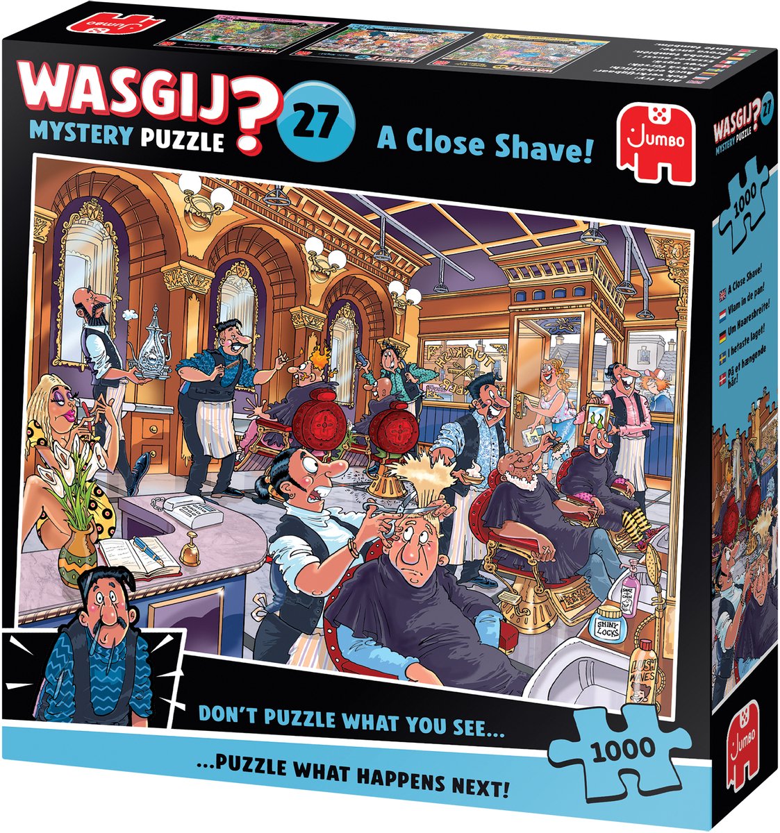 Wasgij Mystery 27 - Vlam In De Pan! - 1000 Stukjes puzzel - Legpuzzel volwassenen — afbeelding 9
