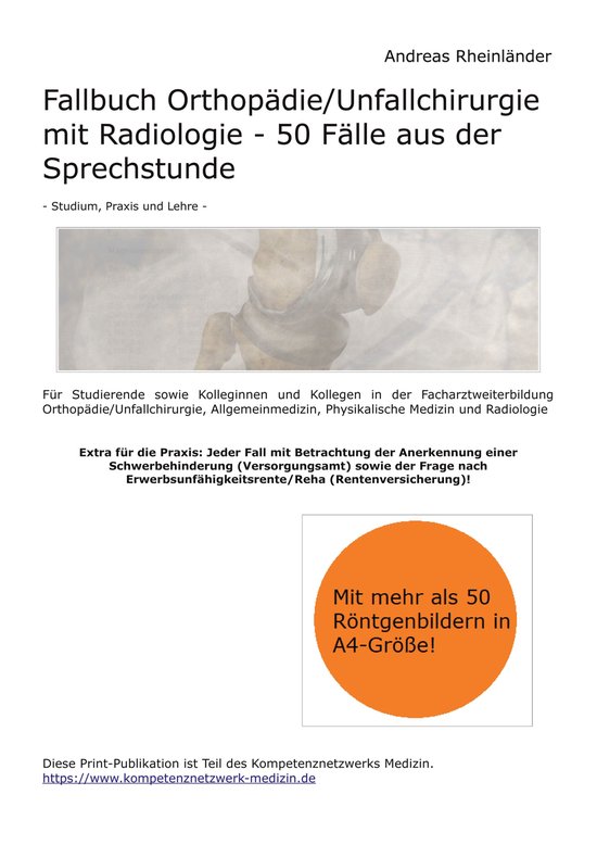 Fallbuch Orthopädie/Unfallchirurgie mit Radiologie - 50 Fä ... - cover