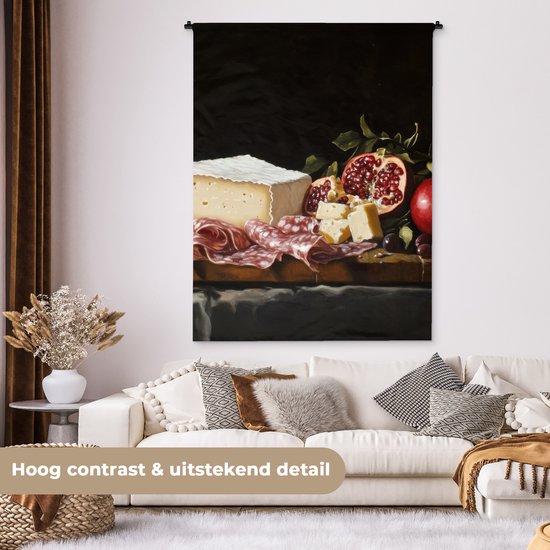 Tapisserie murale 120x160 cm - Nature morte - Vintage - Planche à boissons - Tapisserie - Tapisseries