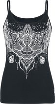 Black Premium by EMP Zwarte top met print - Dames - XXL