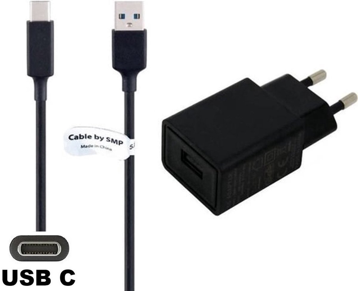 OneOne 2A lader + 1,2m sterke USB C kabel. TUV / GS 100% veilig. Oplader adapter past op Kobo (Rakuten) eReader Elipsa, Elipsa 2E, Sage, Libra 2, Libra Colour, Clara 2E, Clara Colour, Clara BW - Kindle (Amazon) Scribe