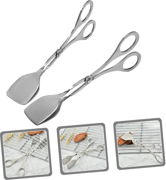 OTIX Spaghettitang - RVS - 23 cm - Zilver - Pastatang - Keukengerei