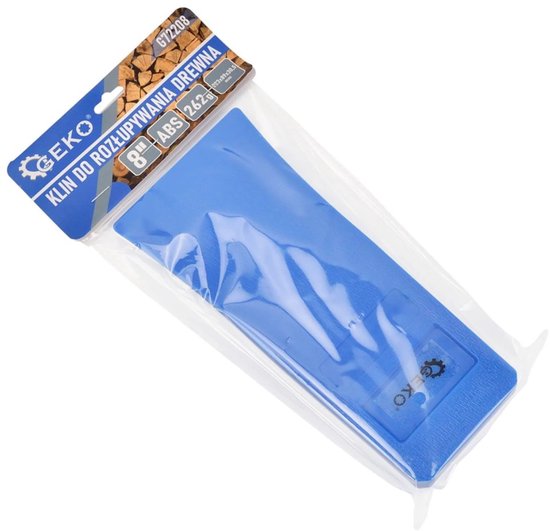 Coin à fendre ABS - 262 grammes - Coin à fendre le bois - 8 pouces - Fendeur à bois - GEKO