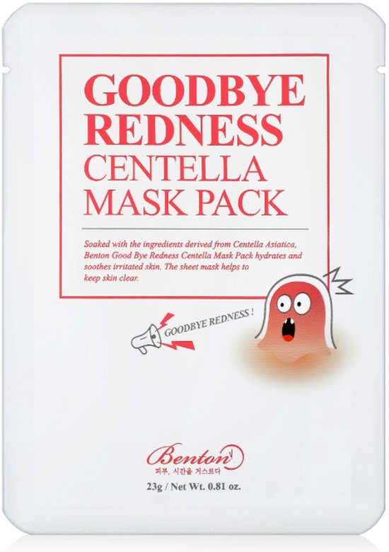 Benton - Goodbye Redness Centella Mask Pack - 20 g