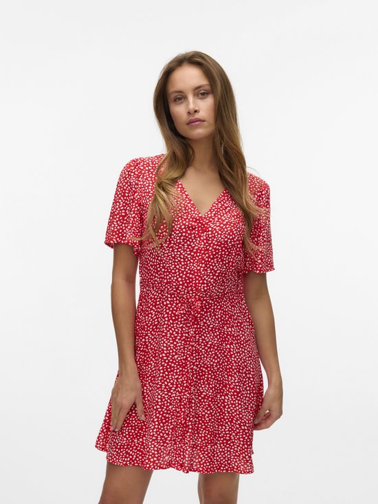 VERO MODA - VMALBA SS SHORT DRESS WVN NOOS - Dames - Mini jurken
