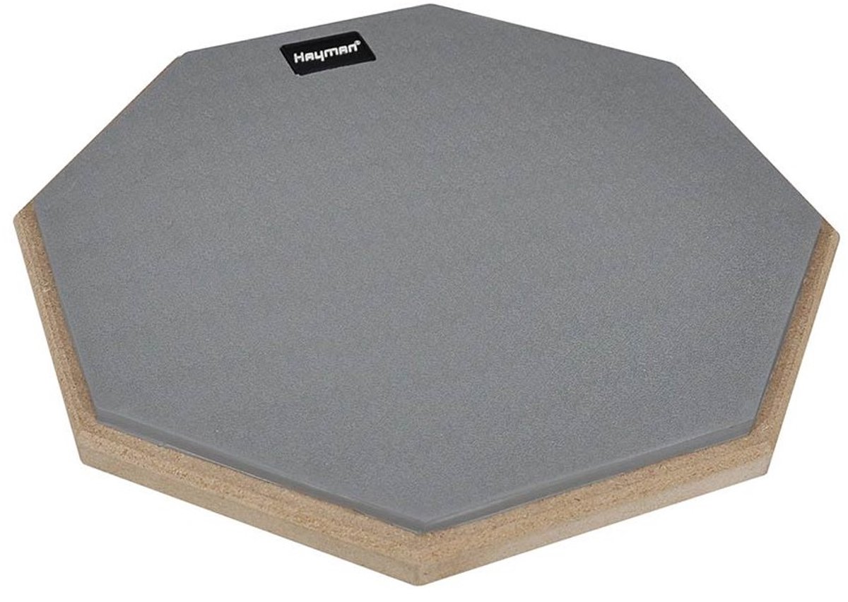 Hayman PP‑120 Drum Oefenpad – 12 inch – Achthoekig – Stille Rebound Pad