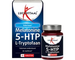 Lucovitaal Melatonine 5-HTP L-Tryptofaan Voedingssupplement - 30 Tabletten