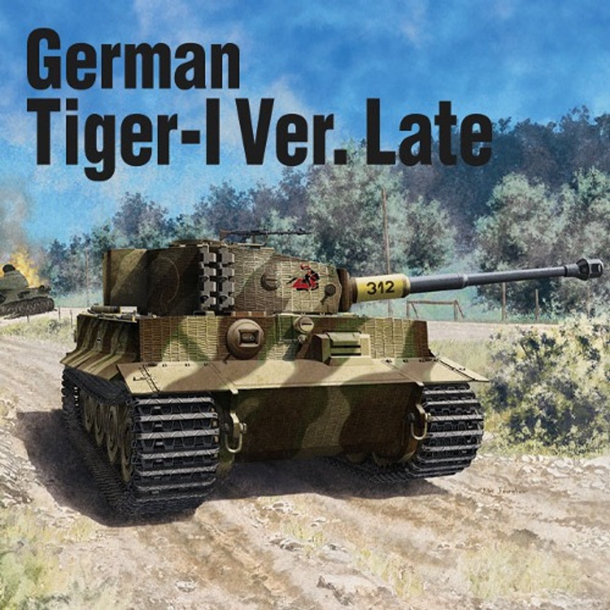 Academy Modelbouwpakket Militaire voertuigen - 13431 Panzerkampfwagen VI Tiger I Ausf. E - Laat - Tank Plastic - 1:72 - Modelbouw
