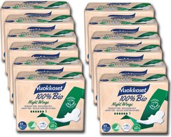 Vuokkoset Maandverband Night Wings Bio — 108 stuks