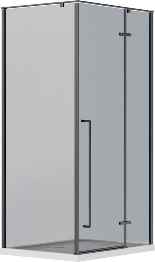 24Designs Bradley Open Vakkenkast B77 X D35 H185 Cm Zwart