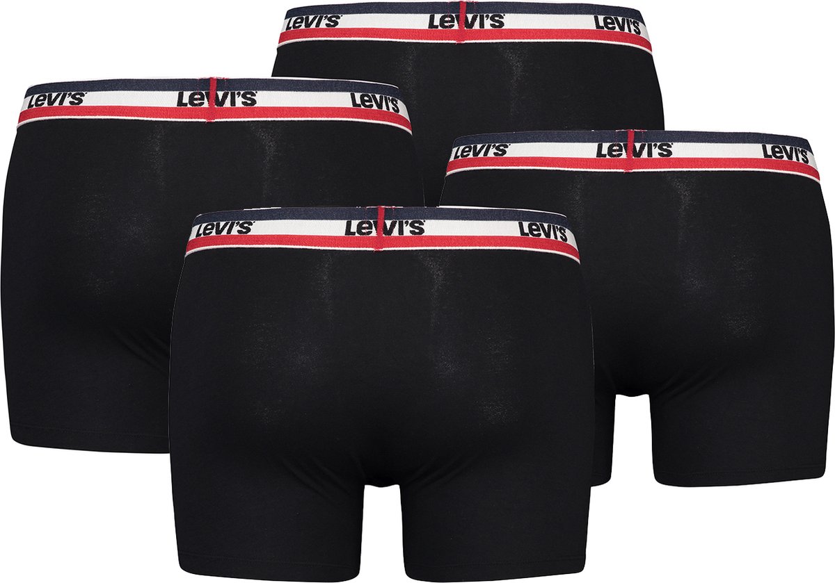 BOXERS 4-pack Levi's Sportswear Logo herenboxershorts, ondergoed gemaakt van biologisch katoen