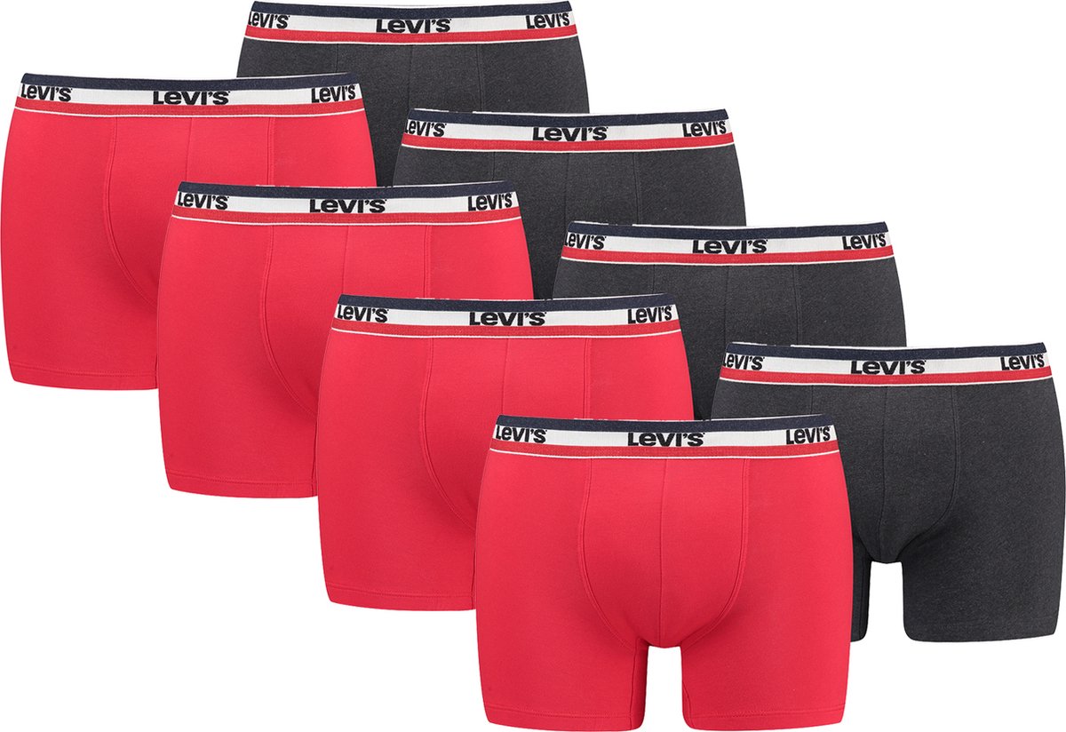BOXERS 8-pack Levi's Sportswear Logo herenboxershorts, ondergoed gemaakt van biologisch katoen