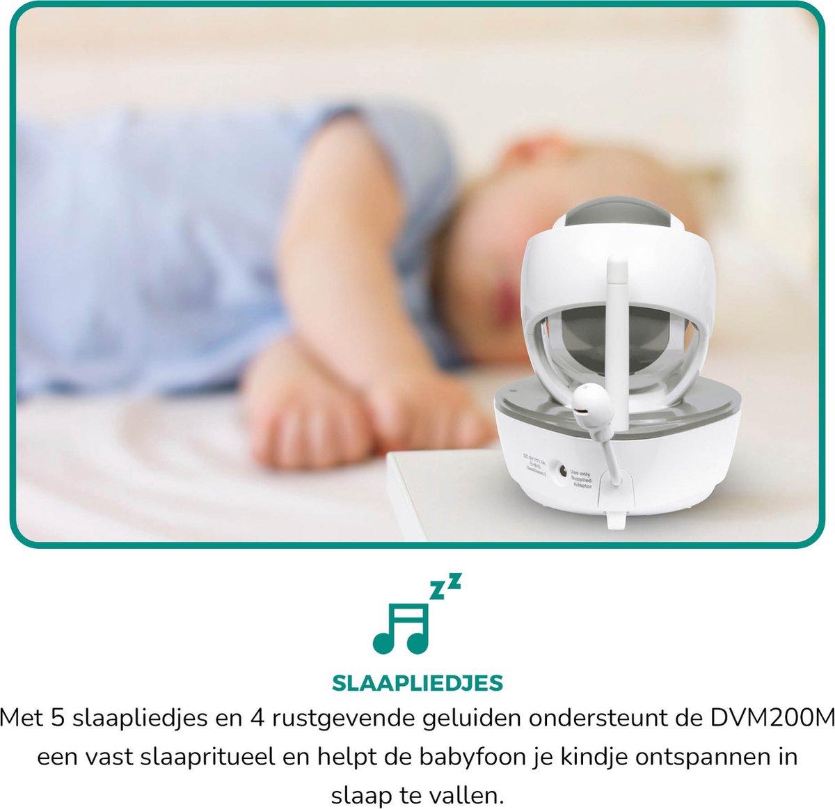 Alecto DVM200MGS Babyfoon met Camera Op Afstand Beweegbaar - afbeelding 3