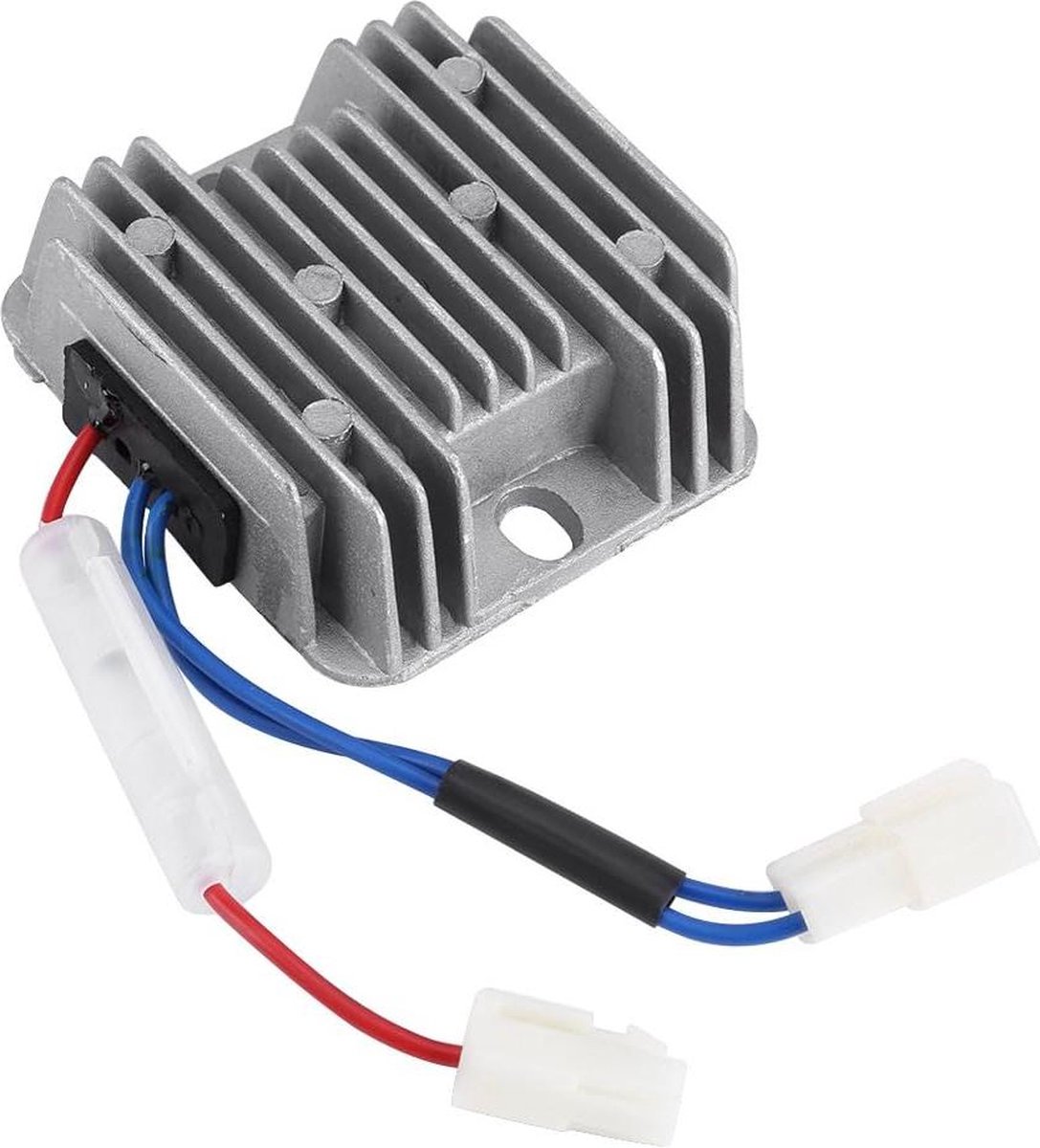 Spanningsregelaar Generator - AVR Gelijkrichter - Accu Opladen - Brede Voltage Ingang - DC 12 Volt - Zilver Grijs