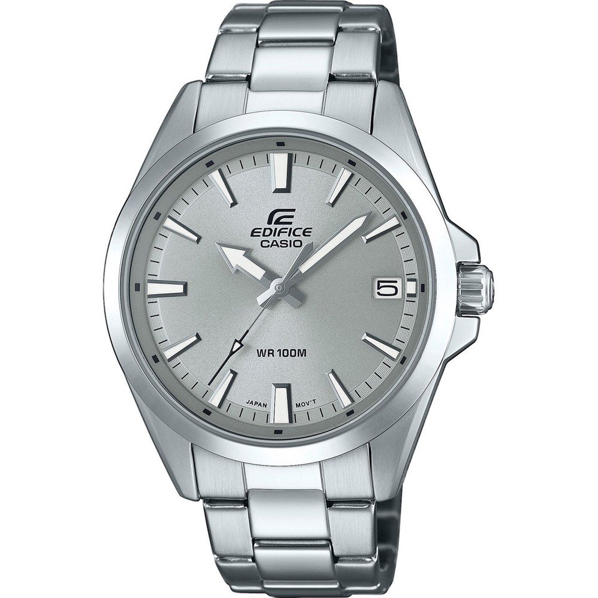 Casio Edifice EFV-100D-8AVUEF Horloge - Staal - Zilverkleurig - Ø 40 mm