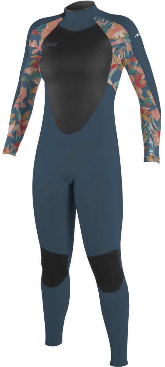 2025 O'Neill Dames Epic 3/2mm Rug Ritssluiting Wetsuit - Copen B