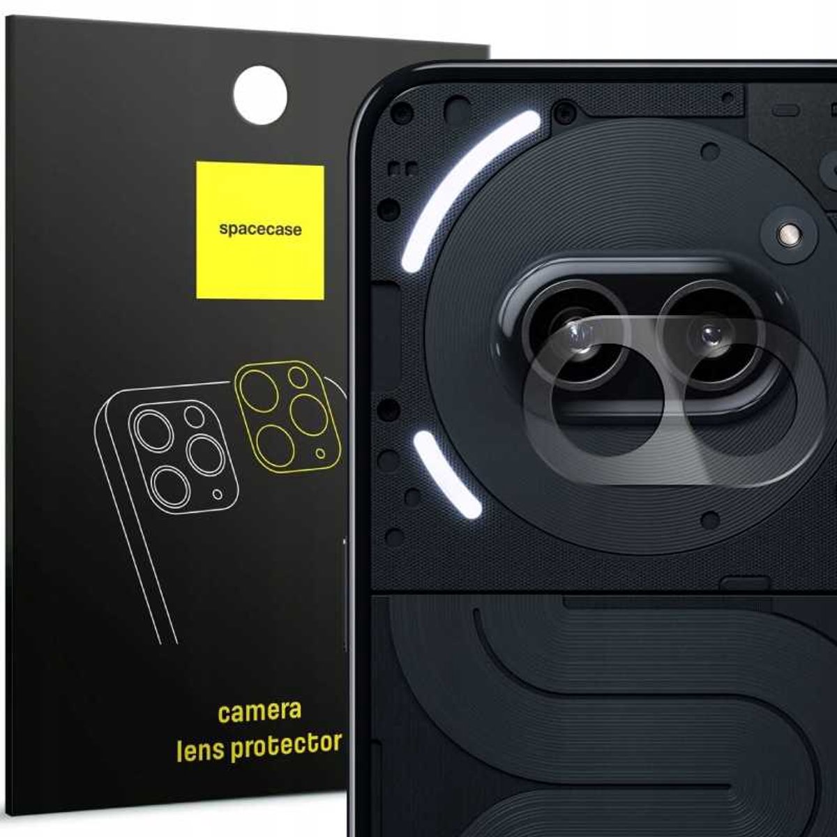 Spacecase Gehard Glas Cameraglas Voor Niets Telefoon 2A Beschermend