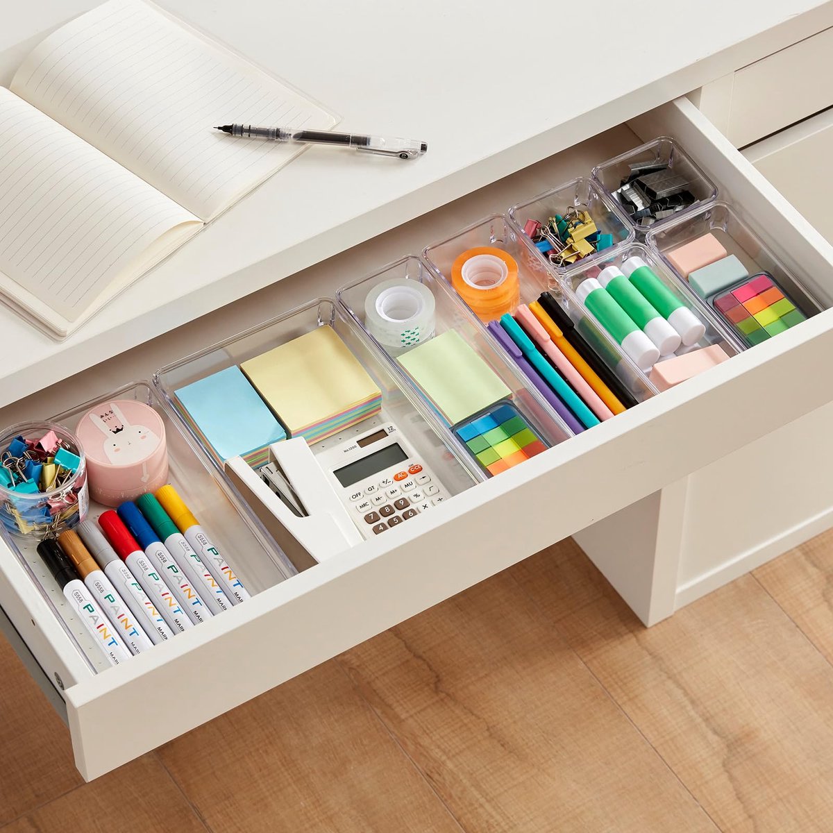 My Ninki ® Lade-organizer Set van 37 Stuks voor Bureau, Slaapkamer en Badkamer met Verstelbare Indeling