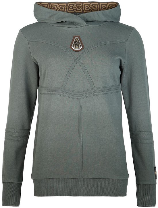 The Lord Of The Rings Khazad-dûm Dames Trui met capuchon - blauwgrijs - XXL