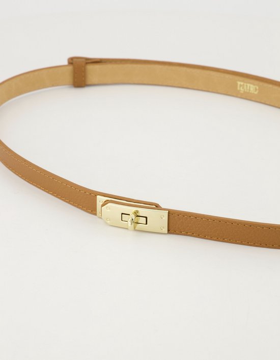 Ceinture Teatro - Garcia - Ceinture à nouer - Cuir - Cognac - Taille unique