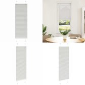 Store plissé enrouleur vidaXL 45 x 150 cm, largeur du tissu 44 cm, polyester - Store plissé - Stores vénitiens plissés - Protection solaire solaire plissée - Store plissé
