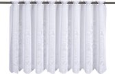 Elbersdrucke Rideau de bistrot 1129 - 60x160 cm - blanc transparent