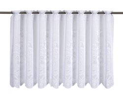 Elbersdrucke Bistro Gordijn 1129 60x160 cm wit transparant