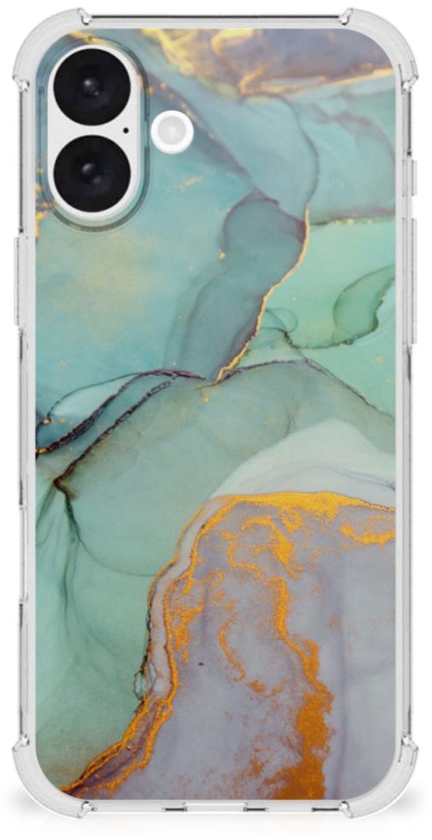 Back Cover voor iPhone 16 Plus Watercolor Mix