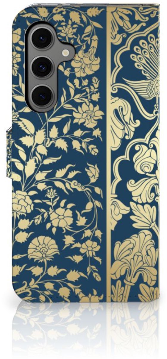 Samsung Galaxy S24 FE Hoesje Beige Flowers