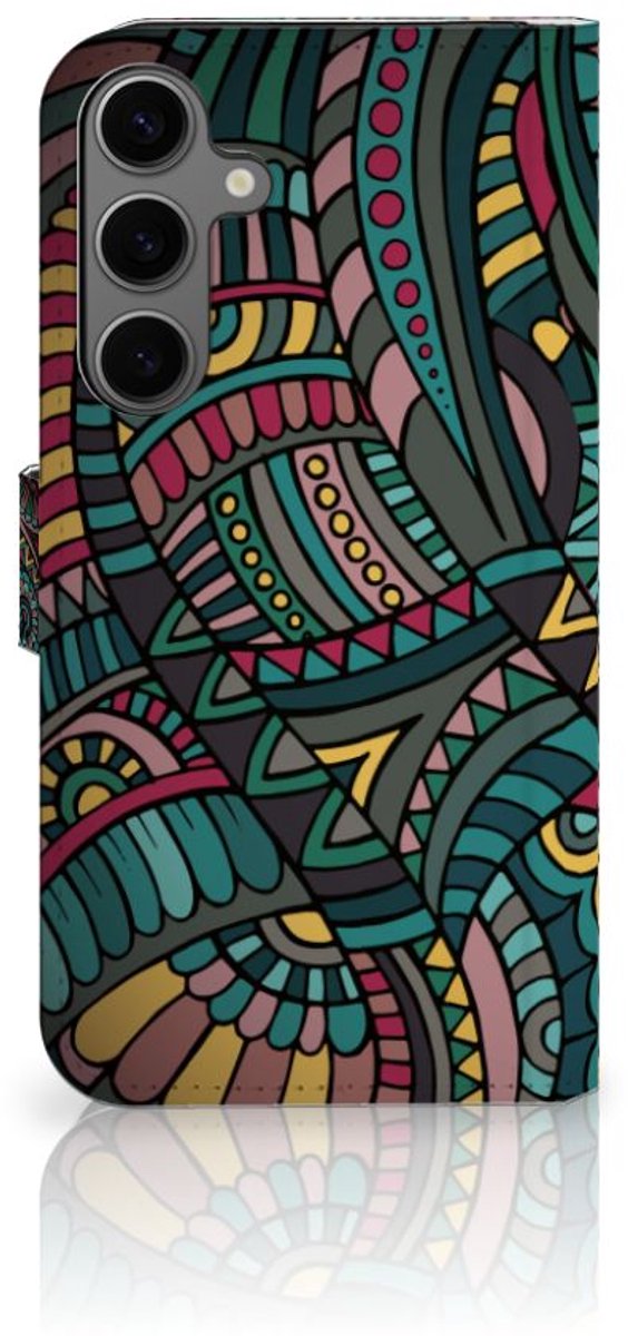 Boekhoesje voor Samsung Galaxy S25 Plus Telefoon Hoesje Aztec