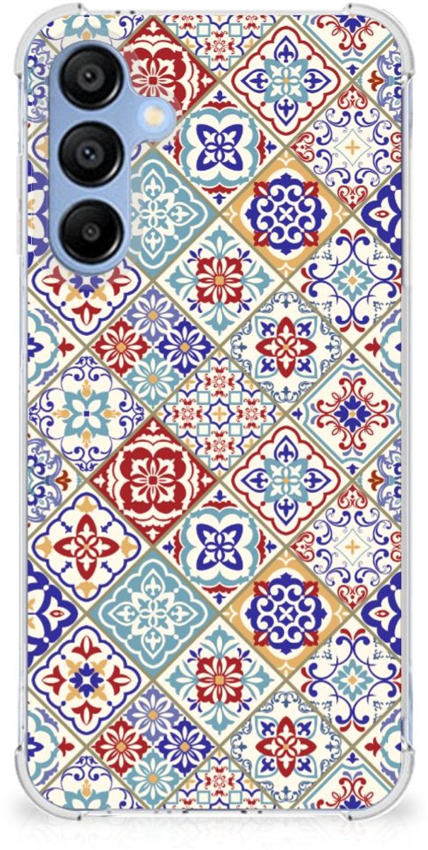 Samsung Galaxy A16 Anti-Shock Hoesje Tiles Color