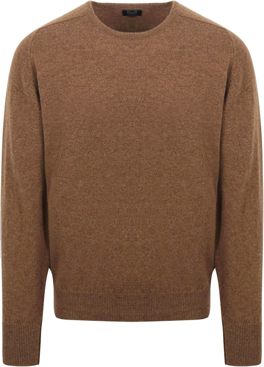 William Lockie Pullover Lamswol Driftwood - Maat XL - Heren - Pullovers