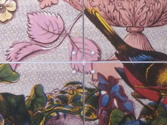 IXXI Fabric d'ameublement IV - Décoration murale - Abstrait - 100 x 80 cm