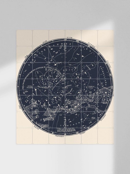 IXXI Constellations du Sud - Décoration murale - 100 x 100 cm