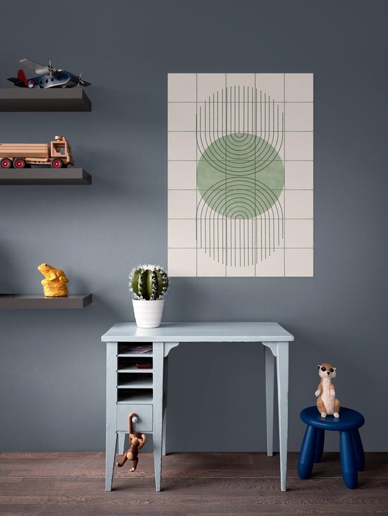 IXXI Perfect Point Green - Décoration murale - Abstrait - 80 x 60 cm